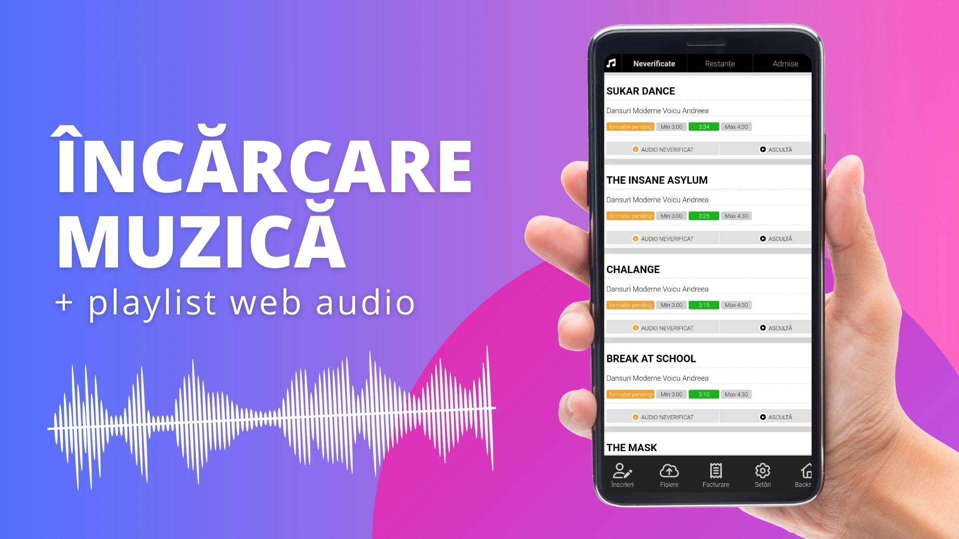 Încărcare muzică